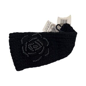 NWT Boutique Rose Knit Headband  O/S